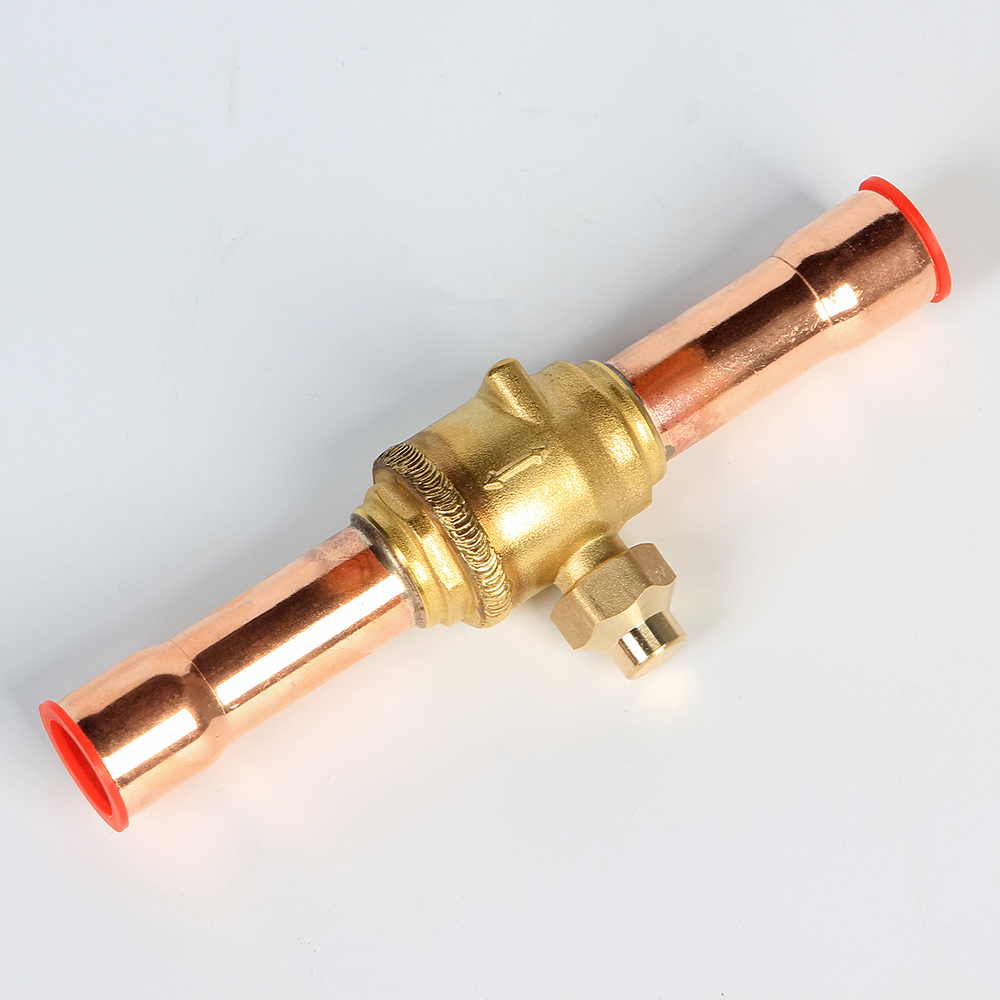 وحدات تبريد خدمة دائمة نحاس صمام الكرة