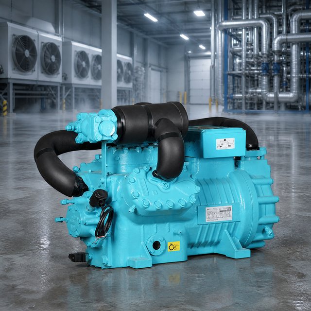 ضاغط تبريد ذو درجة حرارة منخفضة 30 حصان على مرحلتين YBF6F-30.2DS