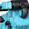 ضاغط تبريد ذو درجة حرارة منخفضة 30 حصان على مرحلتين YBF6F-30.2DS